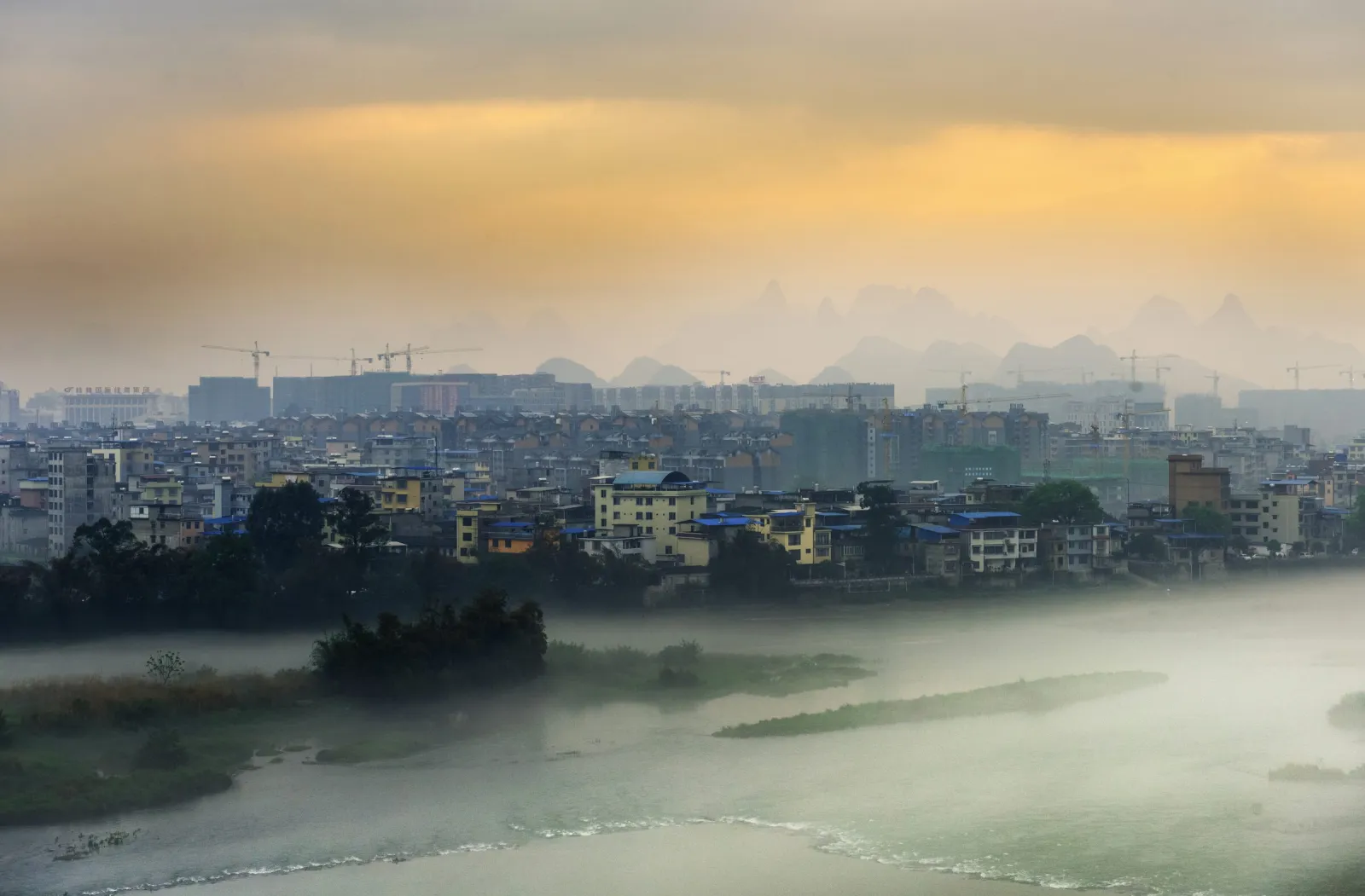 Karst hills around Guilin