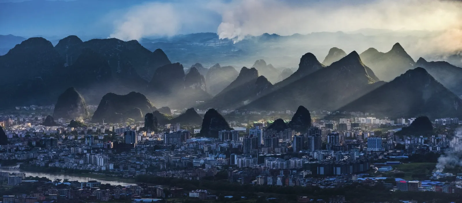 Karst hills around Guilin