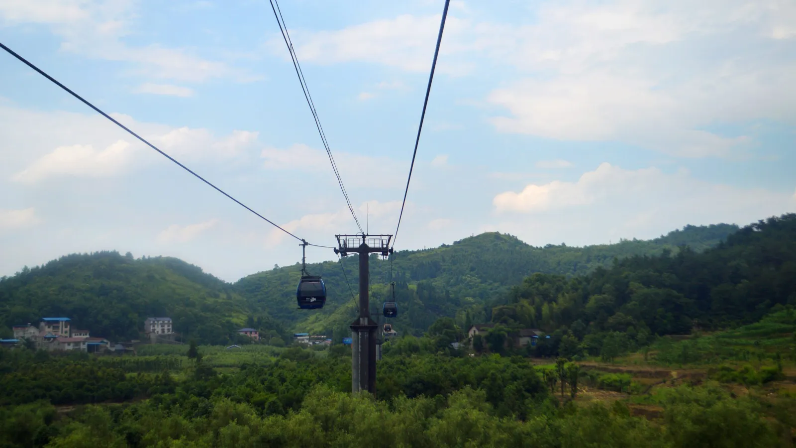 Sandstone pillars at Zhangjiajie