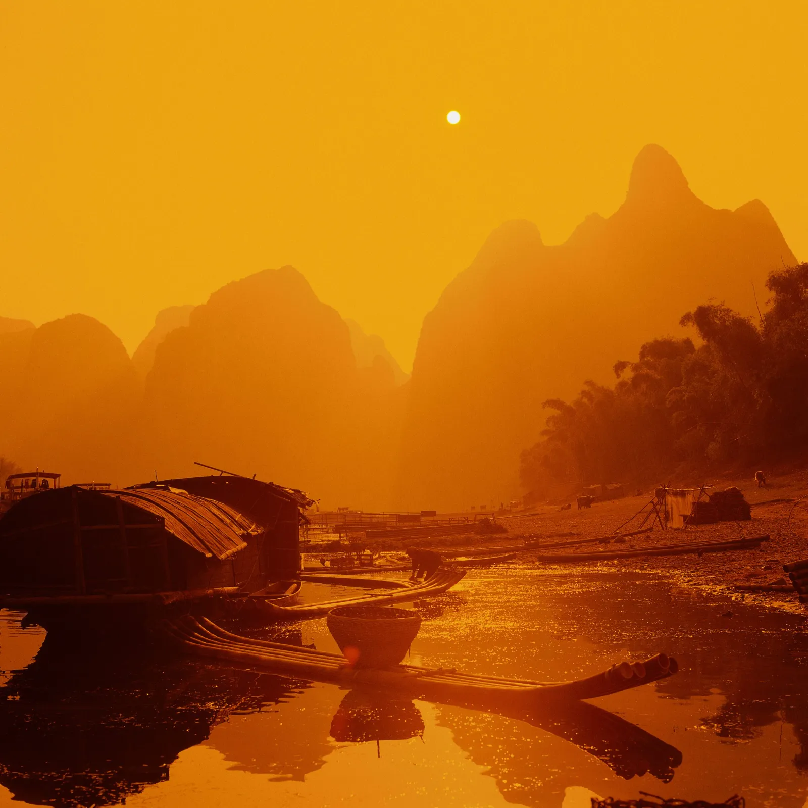Karst hills around Guilin