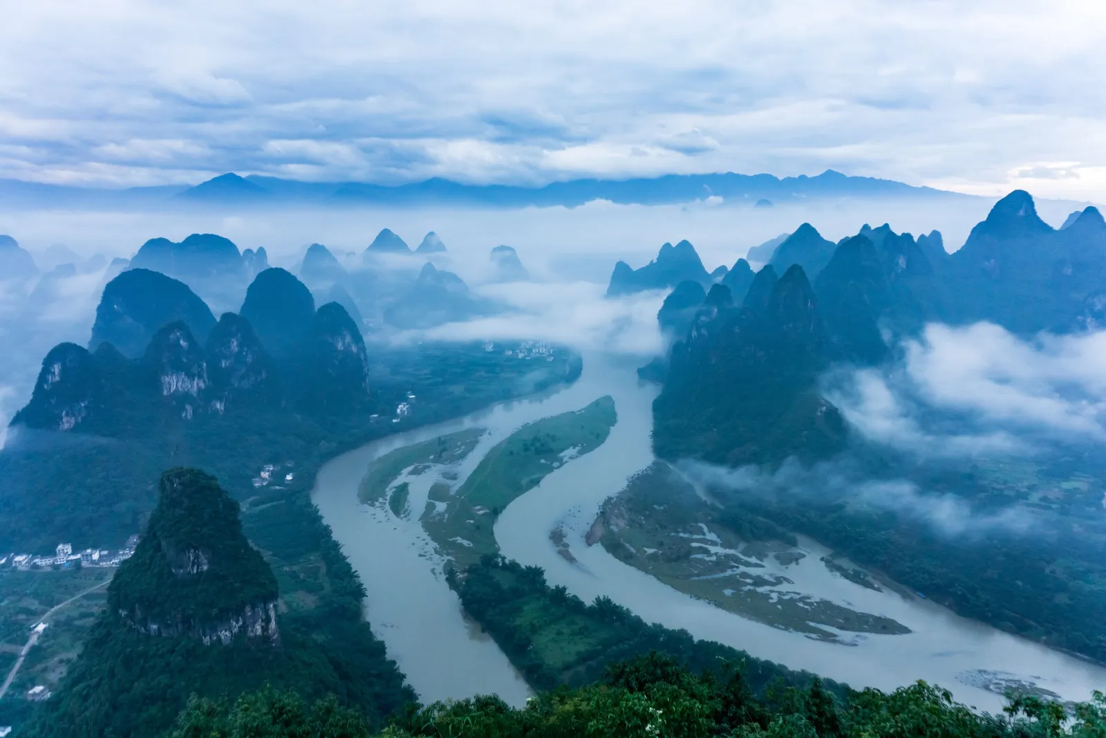 Karst hills around Guilin